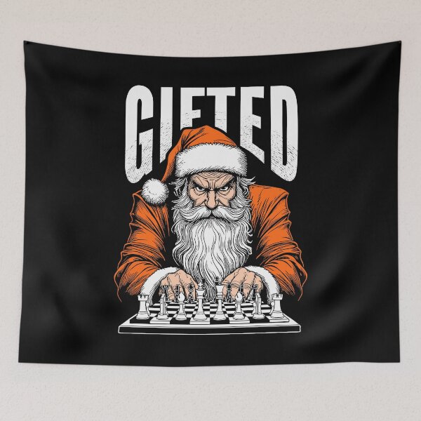 Item preview, Santa Claus Playing Chess Gifted Funny Checkmate Christmas designed and sold by GrandeDuc.