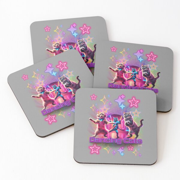 Item preview, Dancing Cats Modern Pop designed and sold by AvrilDesigns06.