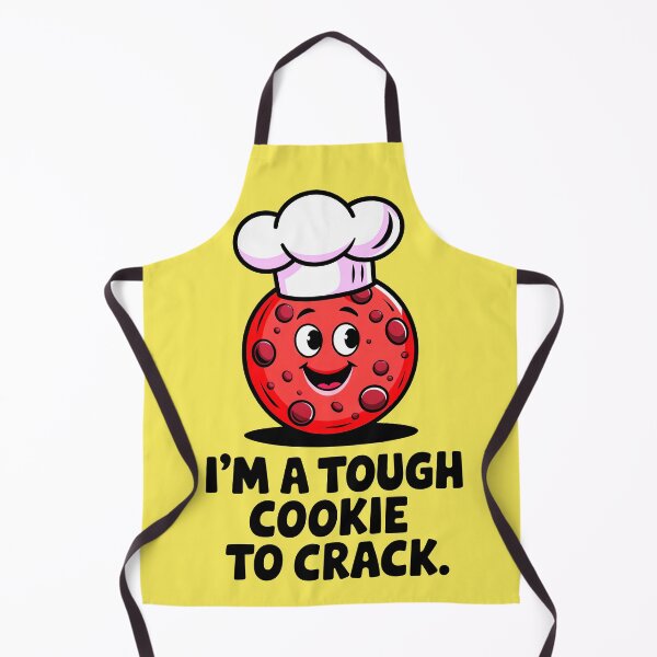 Item preview, I'm A Tough Cookie To Crack Funny Food Quote designed and sold by TheArtOfPat.