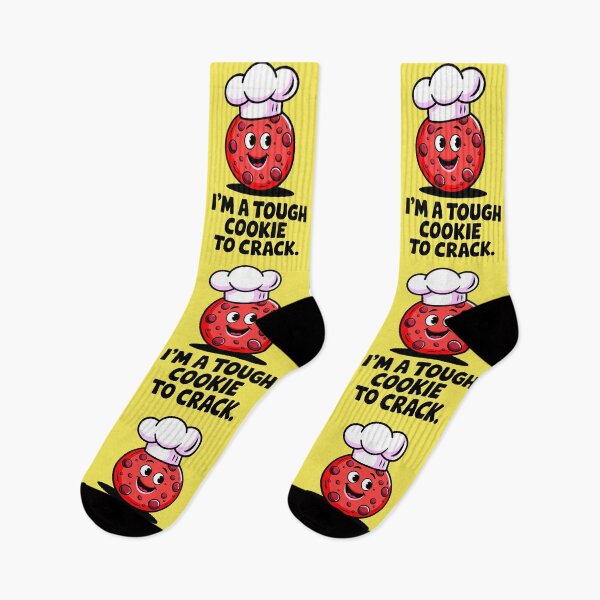 Item preview, I'm A Tough Cookie To Crack Funny Food Quote designed and sold by TheArtOfPat.