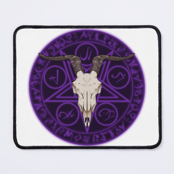 Item preview, Baphomet Skull designed and sold by CallunaMoon.