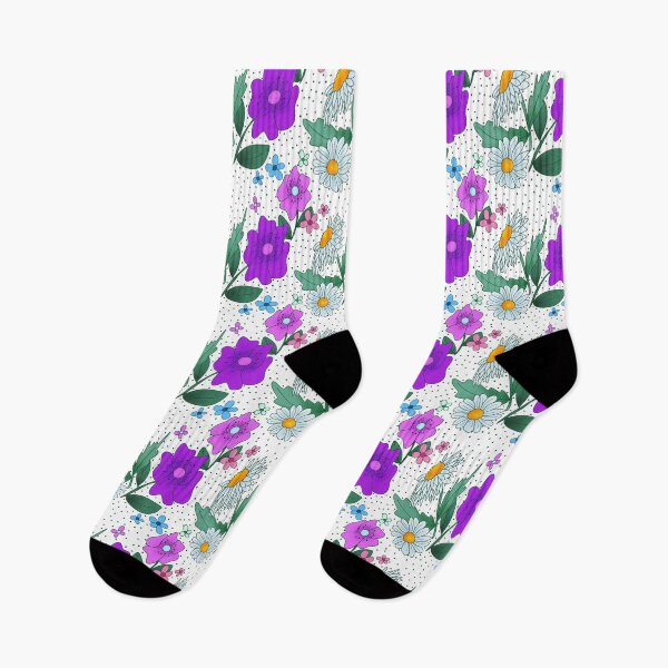 Item preview, Purple floral design designed and sold by Melanie Kelly.