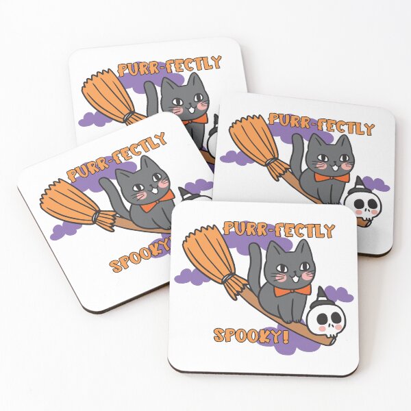 Item preview, Purrfectly spooky cat cute halloween vibes designed and sold by CreativaNook.