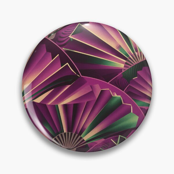 Item preview, Art Deco Nouveau Fan Style Geometric Pattern designed and sold by SloganExpress.