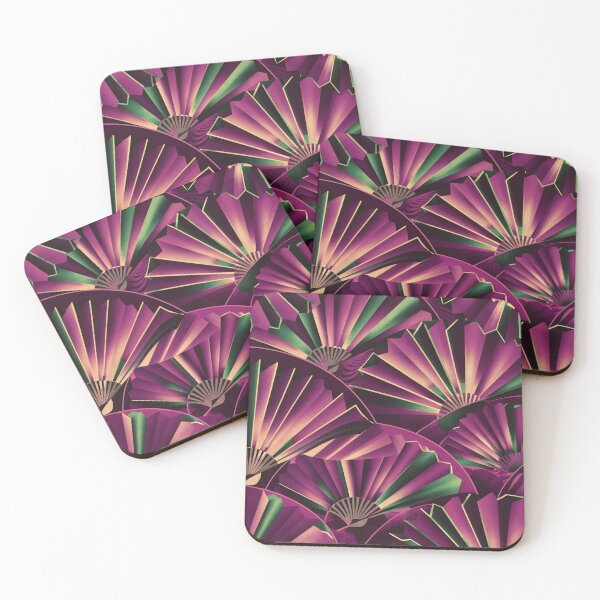 Item preview, Art Deco Nouveau Fan Style Geometric Pattern designed and sold by SloganExpress.