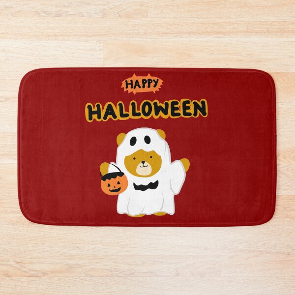 Item preview, Happy Halloween   cute bear in ghost costume designed and sold by lazycat14.