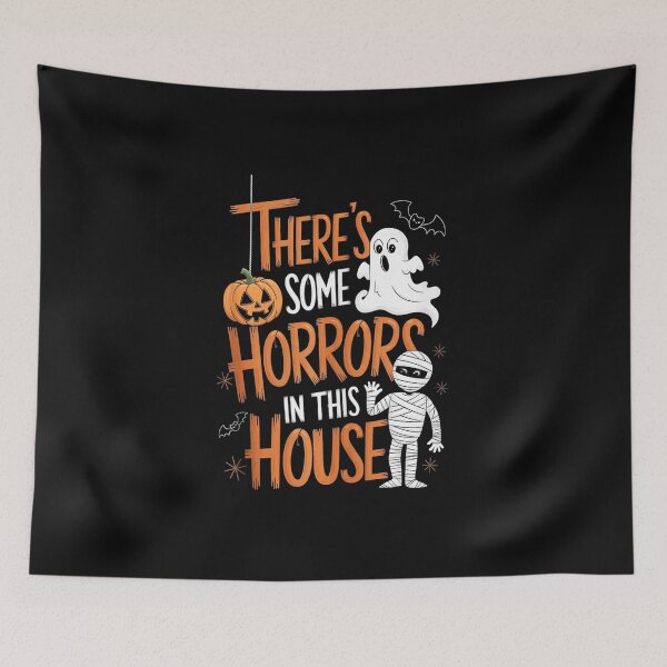 Item preview, There's Some Horrors In This House Kids Halloween Party  designed and sold by SavannalCronam.