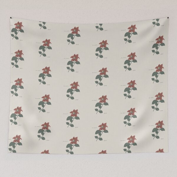 Item preview, Floral Mussaenda Botanical Collection designed and sold by IvyCArtStore.