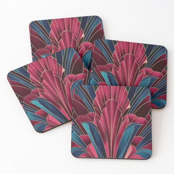 Item preview, Art Deco Nouveau Fan Style Geometric Pattern designed and sold by SloganExpress.