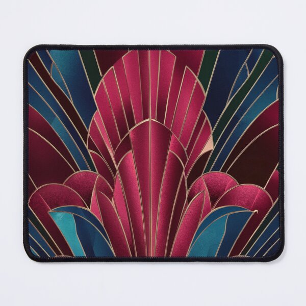 Item preview, Art Deco Nouveau Fan Style Geometric Pattern designed and sold by SloganExpress.