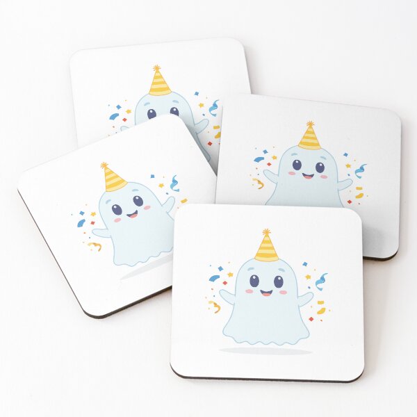 Item preview, cute party ghost designed and sold by GraphicGreets.