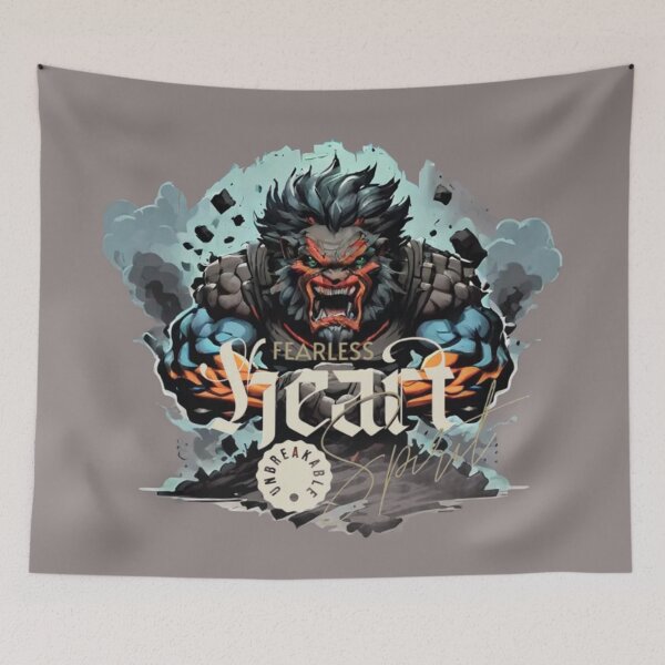 Item preview, Fearless heart, indomitable spirit designed and sold by tartarares.