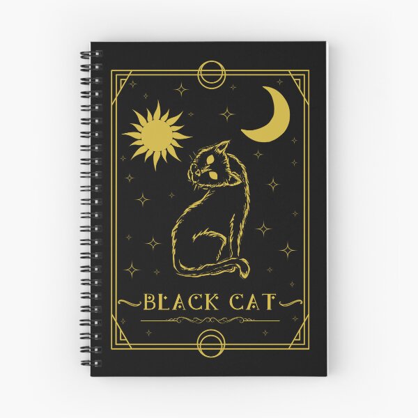 Item preview, Black cat tarot  designed and sold by CreativaNook.