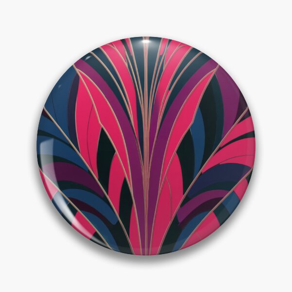 Item preview, Art Deco Nouveau Fan Style Geometric Pattern designed and sold by SloganExpress.