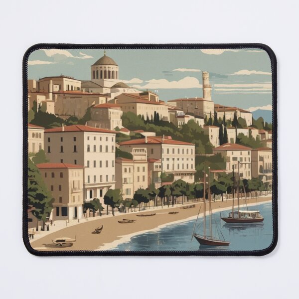 Item preview, 045  Vintage Thessaloniki, Greece Poster Design designed and sold by Alexis Art Collection.