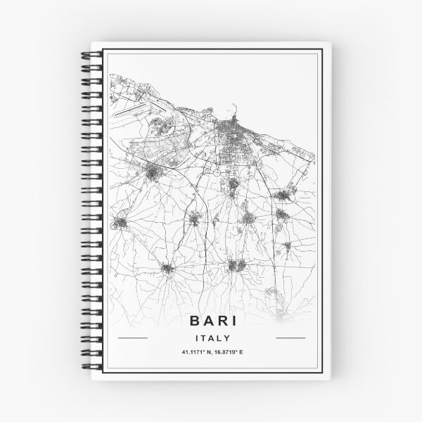 Item preview, Bari City Map designed and sold by SHAMPAIN-ART-CO.