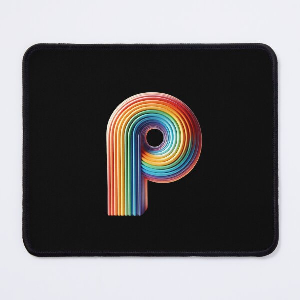 Item preview, Letter P,  Rainbow designed and sold by Myra365Art.