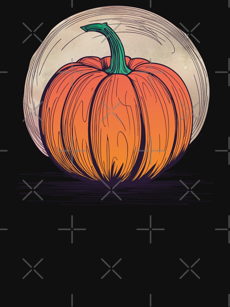 Thumbnail 4 of 4, Premium T-Shirt, Pumpkin designed and sold by TrueNovaDesigns.