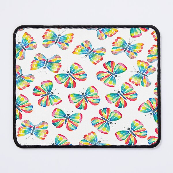 Item preview, Watercolor Butterflies - Red, Blue & Yellow designed and sold by Shalini Bisht.