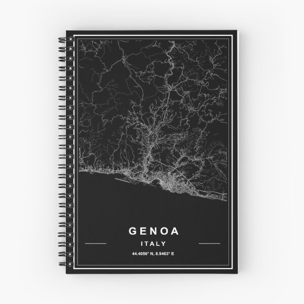 Item preview, Genoa City Map designed and sold by SHAMPAIN-ART-CO.
