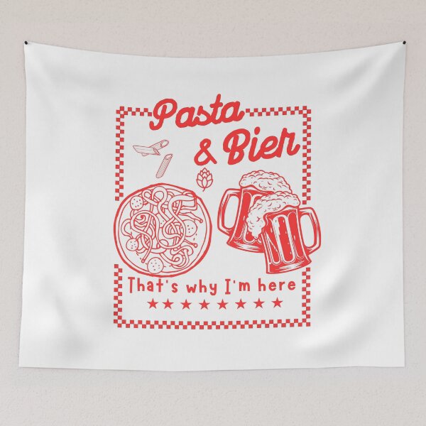 Item preview, Pasta and beer that's why I'm here designed and sold by Azrou shop.