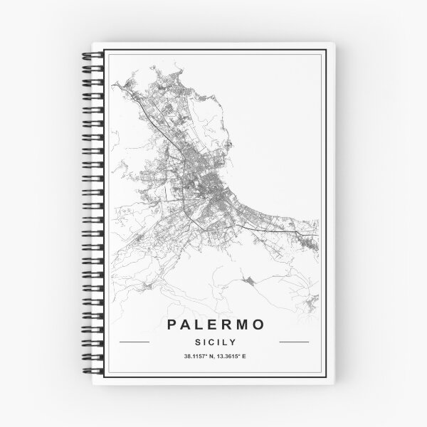 Item preview, Palermo City Map designed and sold by SHAMPAIN-ART-CO.