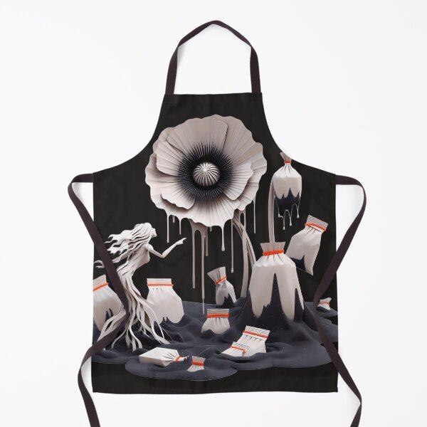 Item preview, Surreal Addiction Horror Poppy Opiate Drugs White Poppies Woman designed and sold by SomniferumWars.