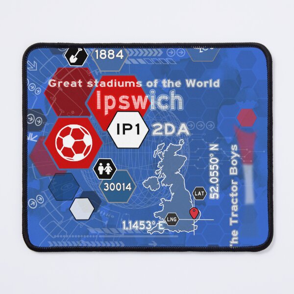 Item preview, Ipswich - Great stadiums 18 designed and sold by OneKickDuck.
