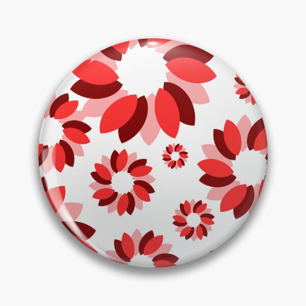 Item preview, Red and pink pattern with flower two tone star flower asterisk pattern on white background as seamless repeat style replete image design for fabric printing, blue checkerboard designed and sold by pipikijung.