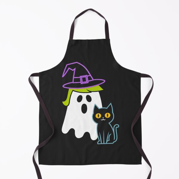 Item preview, Donald Trump`s Ghost With a Cat Funny Halloween Neon designed and sold by Anniko Art Studio.