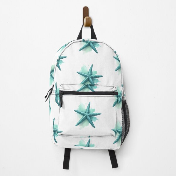 Item preview, Teal Starfish Shell Beachy Coastal Nautical Sealife designed and sold by SeaStarAlex.