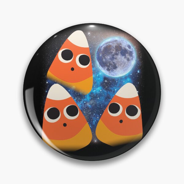 Item preview, Three Candy Corn Moon Cursed Meme Funny 3 Candy Corn Gear designed and sold by DynamicDesign.