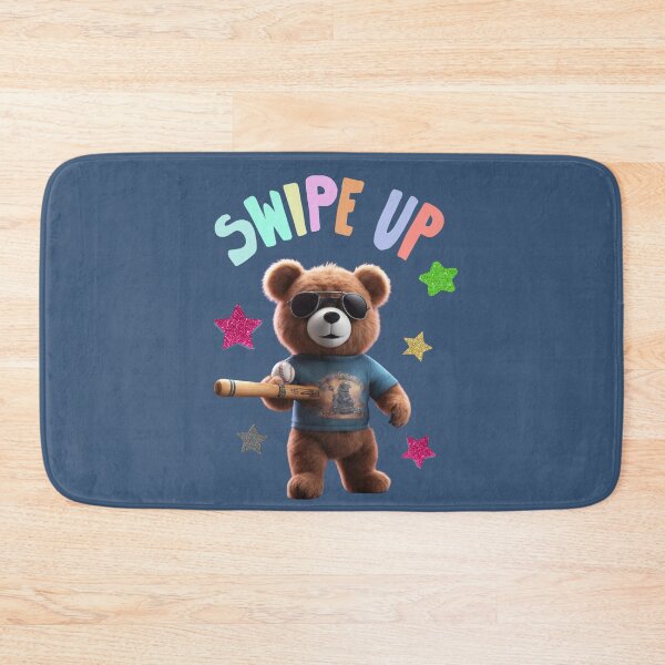 Item preview, Cool Teddy Bear with Baseball Bat designed and sold by ALITTLETOWN.