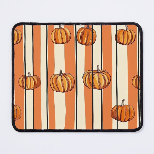 Item preview, Orange and White Plaid with Pumpkins – Fall Theme designed and sold by Rcreekat.
