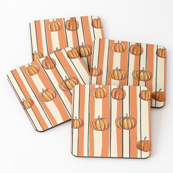 Item preview, Orange and White Plaid with Pumpkins – Fall Theme designed and sold by Rcreekat.