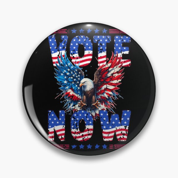 Item preview, VOTE NOW vintage style Elections 2024 US eagle freedom democracy design designed and sold by Jt41.