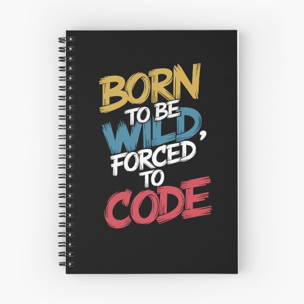 Item preview, Born to Be Wild, Forced to Code" T-Shirt, Funny Programmer Graphic Tee, Coder Gift, Unisex Casual Shirt, Software Developer Humor, Geek Chic Apparel designed and sold by PlayfulMuse.