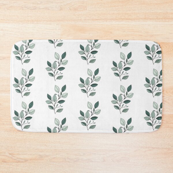 Item preview, Minimalist Green Leaf Branch Sticker - Botanical Design designed and sold by Liseri.