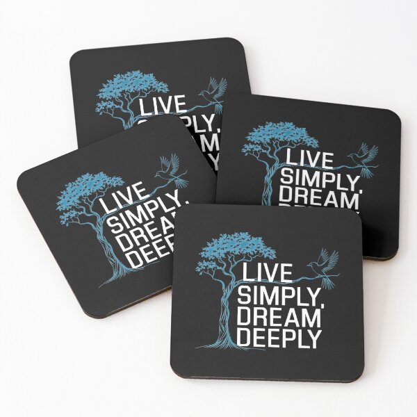 Item preview, Live Simply Dream Deeply Quote Art designed and sold by artwaves.