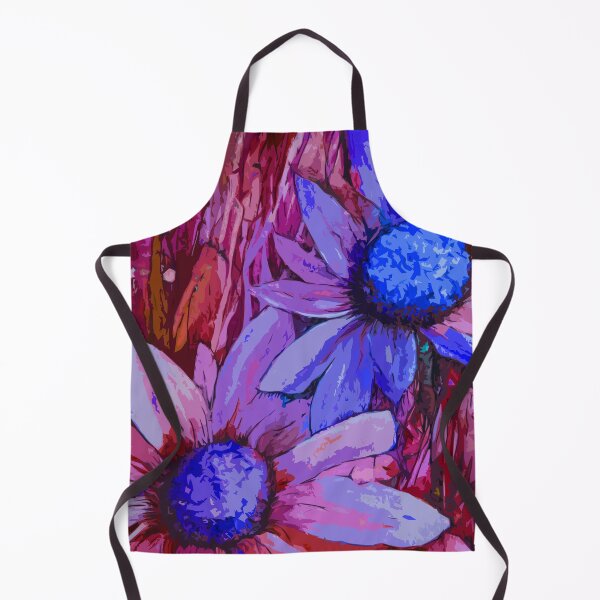 Item preview, Colourised Red & Blue Daisy Flowers designed and sold by Nicola Morgan.