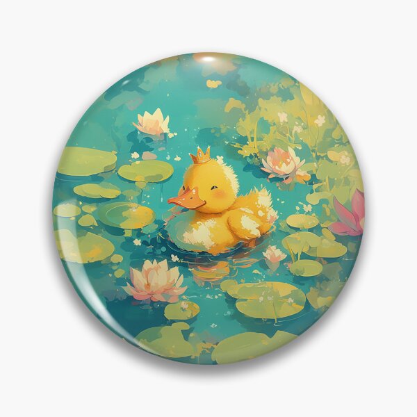 Item preview, King Duck Swimming in Pond designed and sold by Christian Weiss.