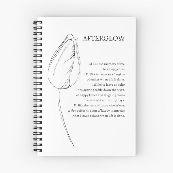 Item preview, After Glow Poem Wall Art Home Decor designed and sold by GretaSam.