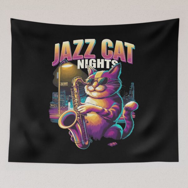Item preview, Jazz cat - Sax meow - Meowsician  designed and sold by JansenGS.