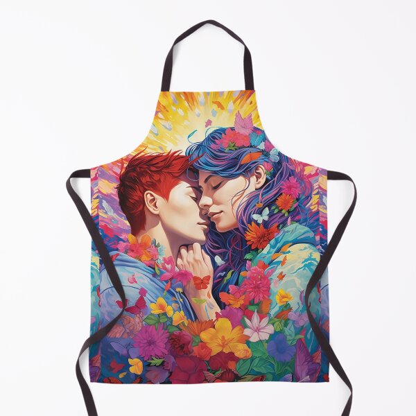 Item preview, Girls in love with flowers designed and sold by ArtPixelHaven.