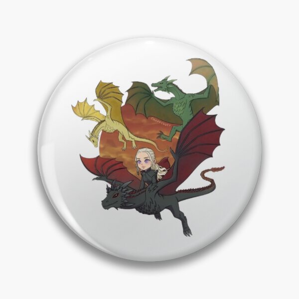 Item preview, Daenerys and her Dragons designed and sold by sunfyrethegold.