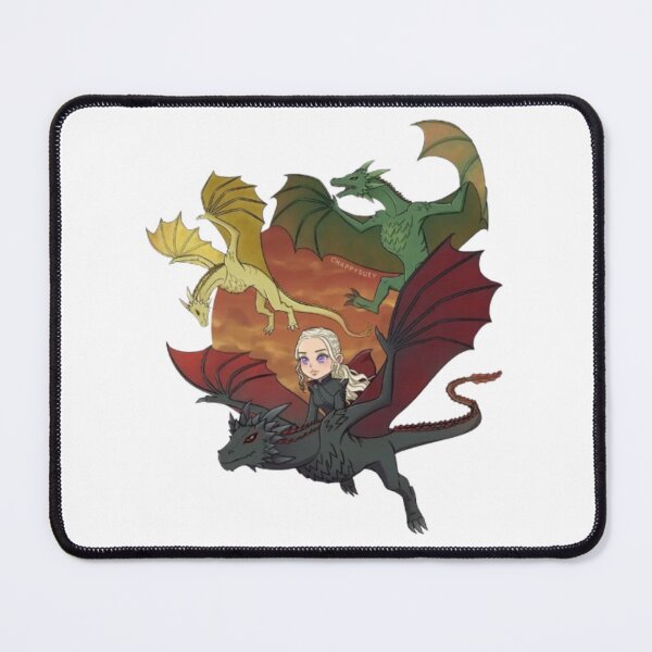 Item preview, Daenerys and her Dragons designed and sold by sunfyrethegold.