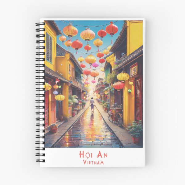 Item preview, Vintage travel poster Hoi An (Hội An) Vietnam – Retro Minimal Wall Art designed and sold by pod24.