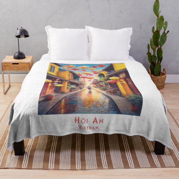 Artikelvorschau, Vintage Reiseplakat Hoi An (Hội An) Vietnam – Retro Minimal Wandkunst entworfen und verkauft von pod24.