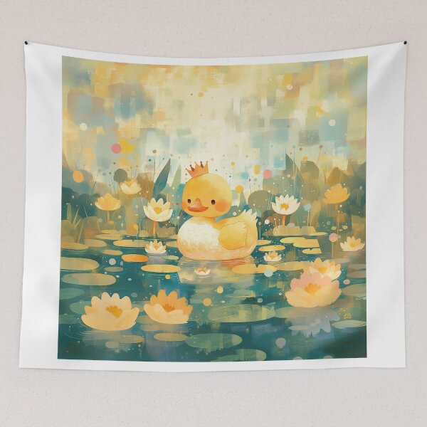 Item preview, Abstract King Duck in Pond designed and sold by Christian Weiss.