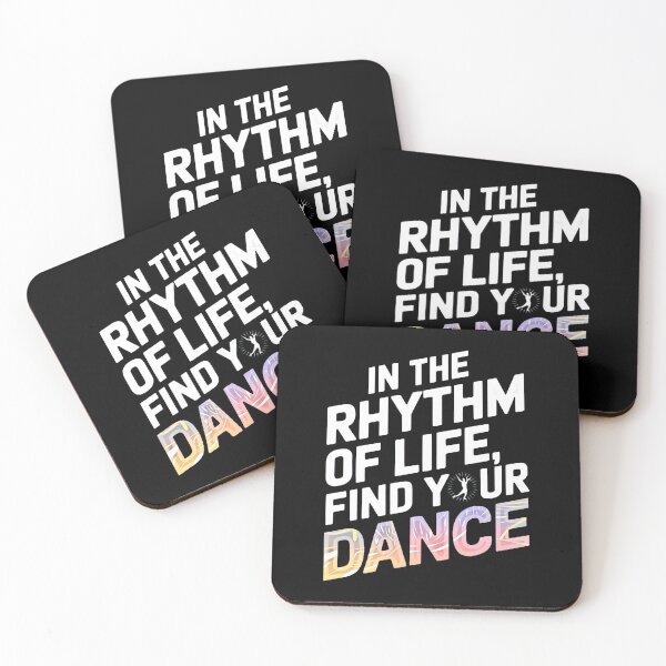 Item preview, Motivational Life Rhythm Dance Quote designed and sold by artwaves.